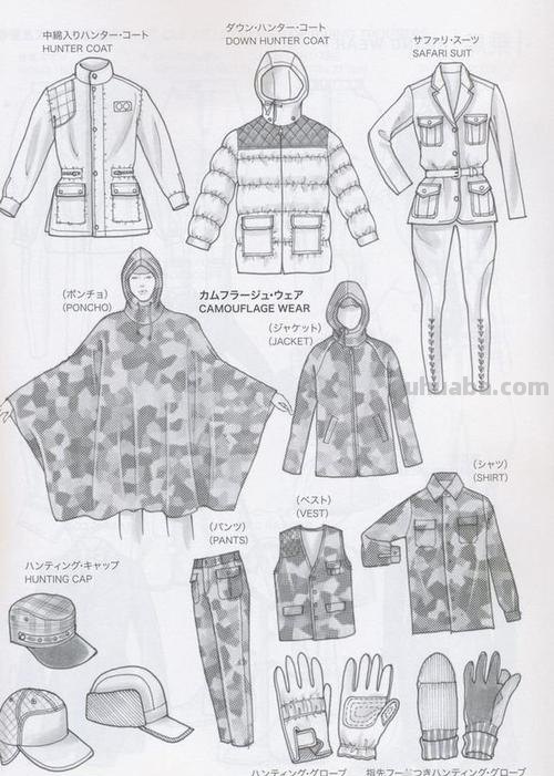 迷彩服简笔画怎么画 迷彩服怎么涂色？