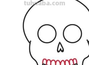 怎么画骷髅头简笔画 怎样画骷髅头？