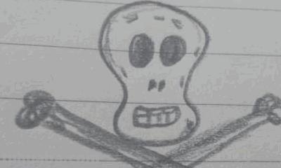 怎么画骷髅头简笔画 怎样画骷髅头？