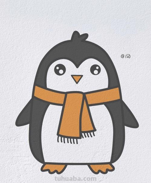 怎么画企鹅简笔画图片 q版企鹅画？