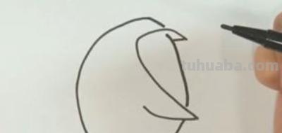 怎么画企鹅简笔画图片 q版企鹅画？