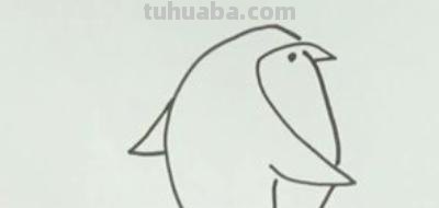 怎么画企鹅简笔画图片 q版企鹅画？