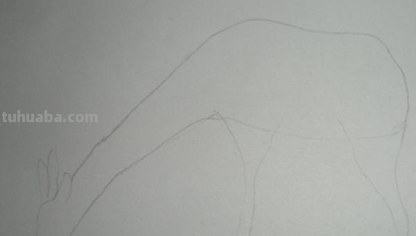 怎么画长颈鹿简笔画 一二三年级画长颈鹿？
