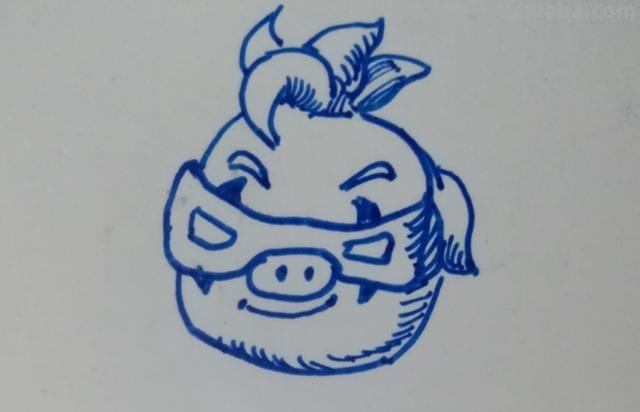 超人怎么画简笔画图片 《开心宝贝》中甜心超人简笔画法？