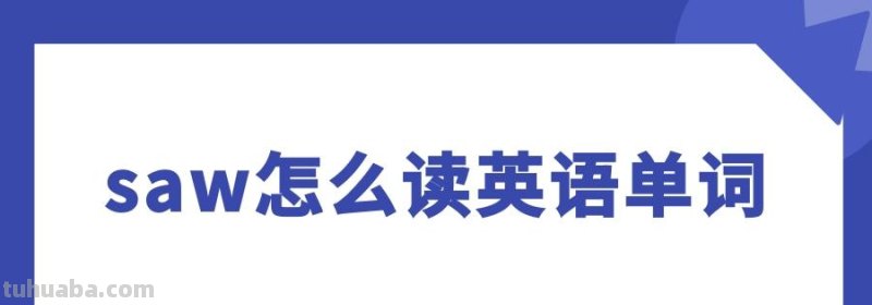 SAW saw怎么读
