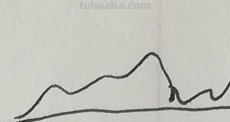 小路怎么画简笔画图片 小山小路小树的简笔画，看组合步骤图简单易学？