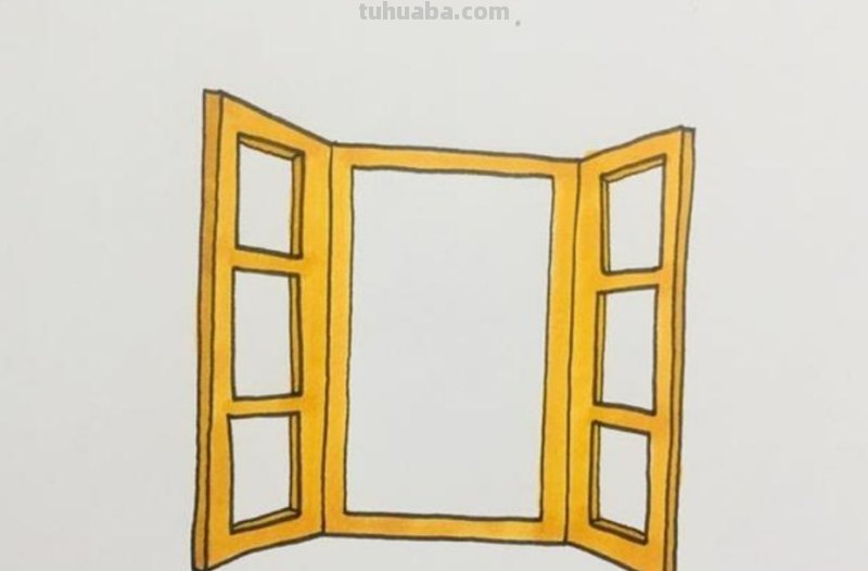 窗户怎么画简笔画图片 乡村小房子简笔画怎么画，怎么画彩色房子简笔画？