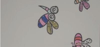 蚊子怎么画简笔画图片 蚊子是多少笔画？
