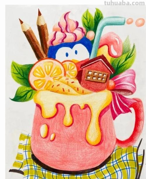 儿童彩铅画怎么画可爱的 儿童彩铅画教程入门零基础？