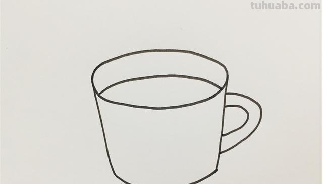 水杯怎么画简笔画图片 高脚杯彩铅画步骤？
