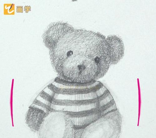 熊创意速写 敲门小熊怎样画？