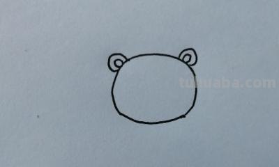 熊创意速写 敲门小熊怎样画？
