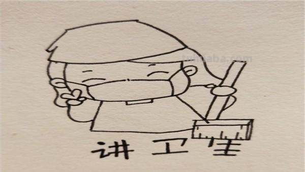 小学生怎么画简笔画 一年级男孩敬礼人物简画？