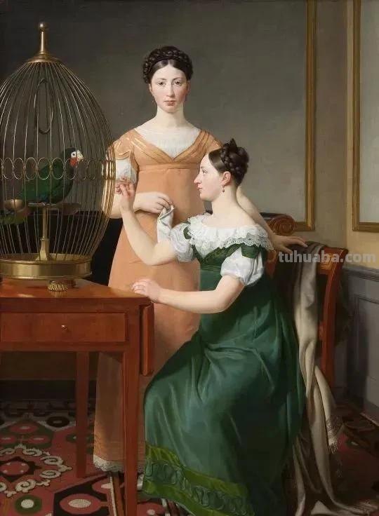 丹麦绘画黄金时代杰出画家克里斯托弗新古典油画人物肖像作品欣赏