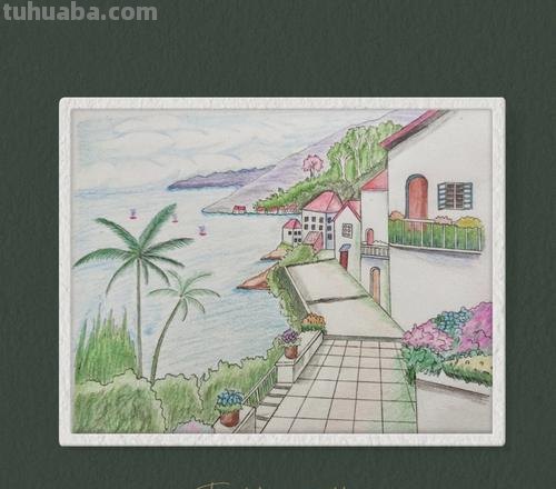 彩铅画怎么画才好看小孩 怎么用彩铅画风景画小学？