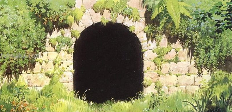 宫崎骏动漫中的那些风景插画，美得窒息