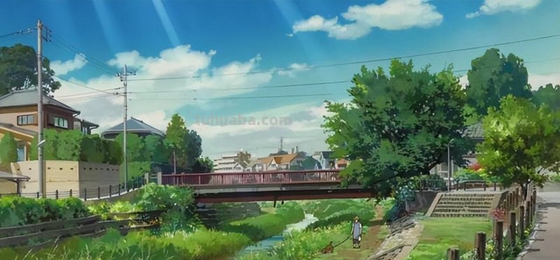 宫崎骏动漫中的那些风景插画，美得窒息