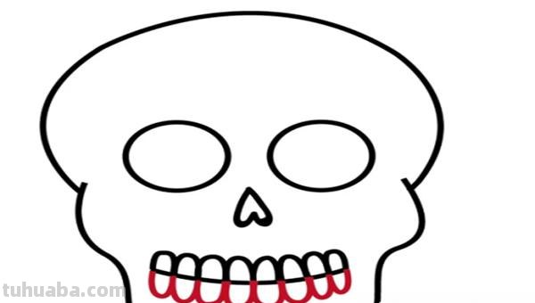 简笔画骷髅头怎么画 怎样画骷髅头？