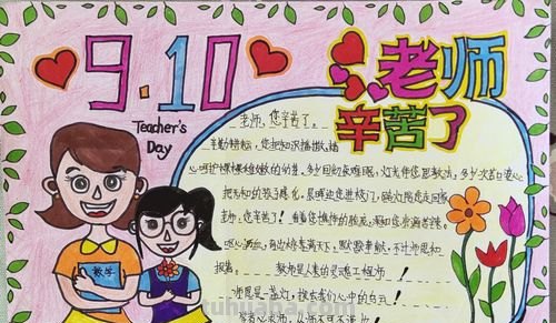 教师节的手抄报怎么画口红 三年级教师节手抄报勿忘恩师内容？