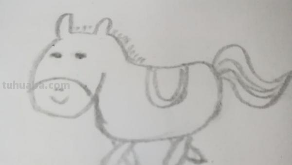 马怎么画简笔画又漂亮 马的简笔画画法？