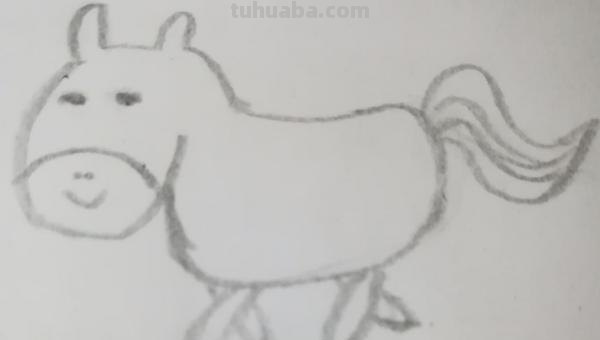 马怎么画简笔画又漂亮 马的简笔画画法？