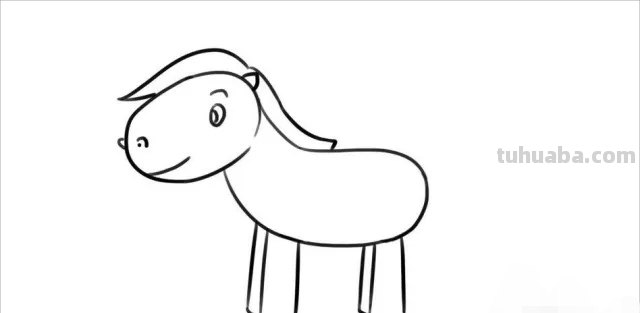 马怎么画简笔画又漂亮 马的简笔画画法？