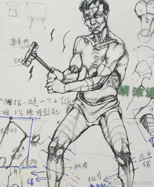 速写骨架人 人体钢笔速写规律？
