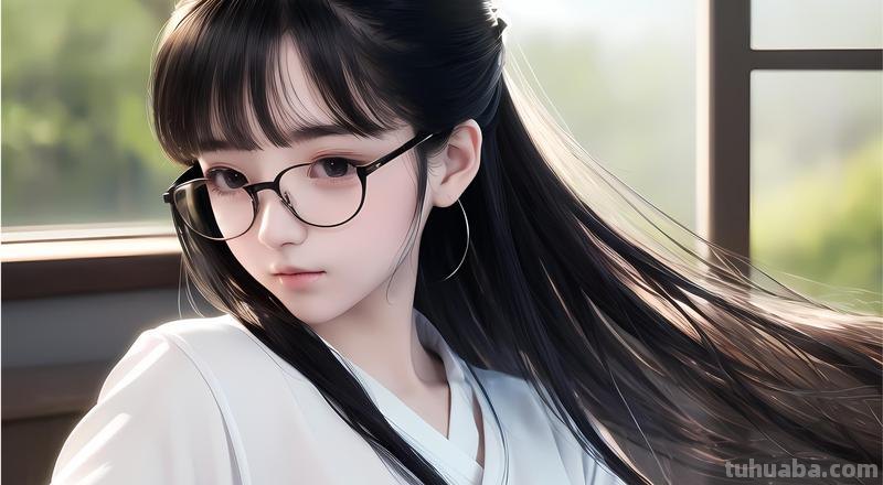AI绘画红衣服打工妹