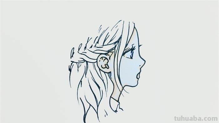 人的侧面怎么画简笔画 侧脸简笔画?