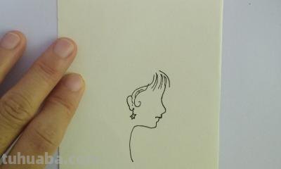 人的侧面怎么画简笔画 侧脸简笔画？
