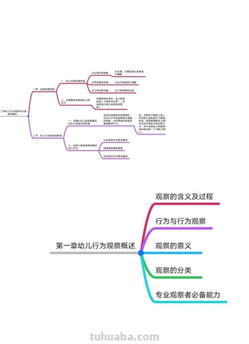 行为观察思维导图怎么画 如何进行幼儿行为观察？