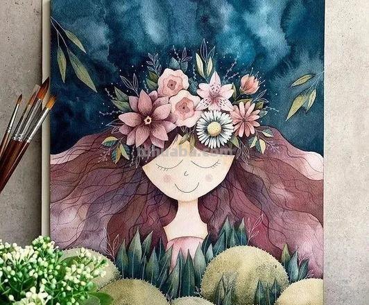 这些水彩插画作品,看完整个世界都美好了!附教程