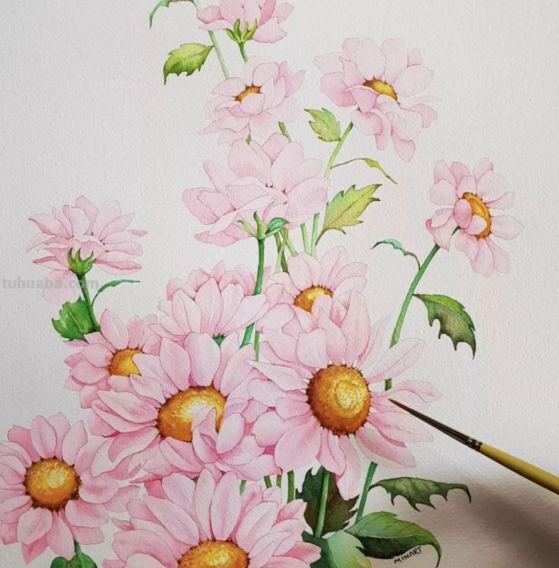这些水彩插画作品，看完整个世界都美好了！附教程