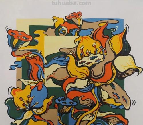 简单的色彩装饰画及简单的色彩装饰画图片 