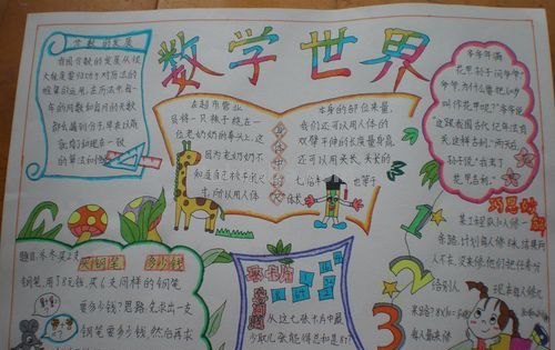 我学会了什么的手抄报 你学会了什么手抄报数学三年级？