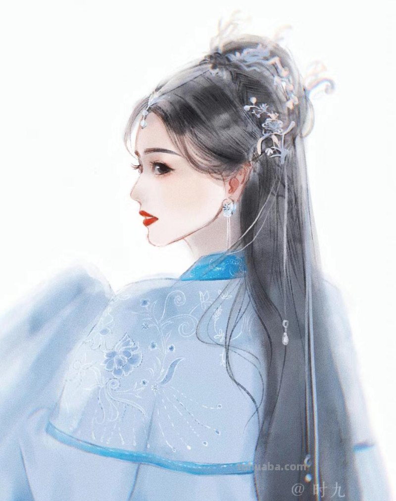 166张《长月烬明》插画｜等更的日子里，只能靠他一解相思之苦了