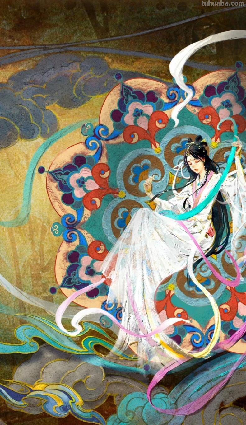 166张《长月烬明》插画｜等更的日子里，只能靠他一解相思之苦了