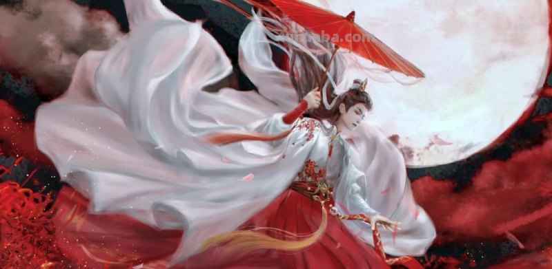166张《长月烬明》插画｜等更的日子里，只能靠他一解相思之苦了
