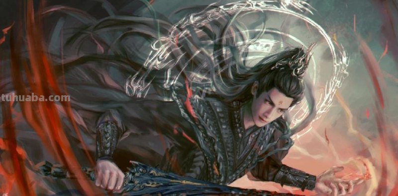 166张《长月烬明》插画｜等更的日子里，只能靠他一解相思之苦了