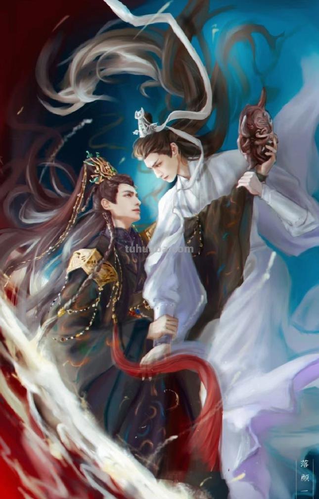 166张《长月烬明》插画｜等更的日子里，只能靠他一解相思之苦了