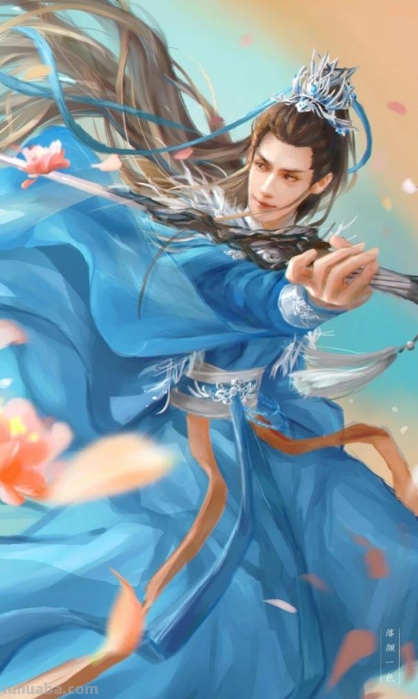 166张《长月烬明》插画｜等更的日子里，只能靠他一解相思之苦了