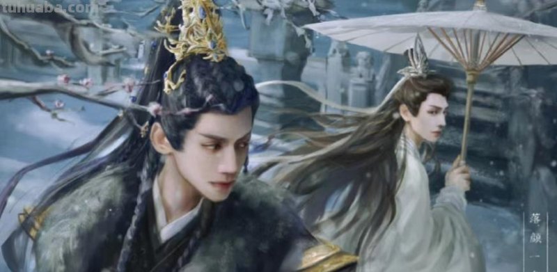 166张《长月烬明》插画｜等更的日子里，只能靠他一解相思之苦了