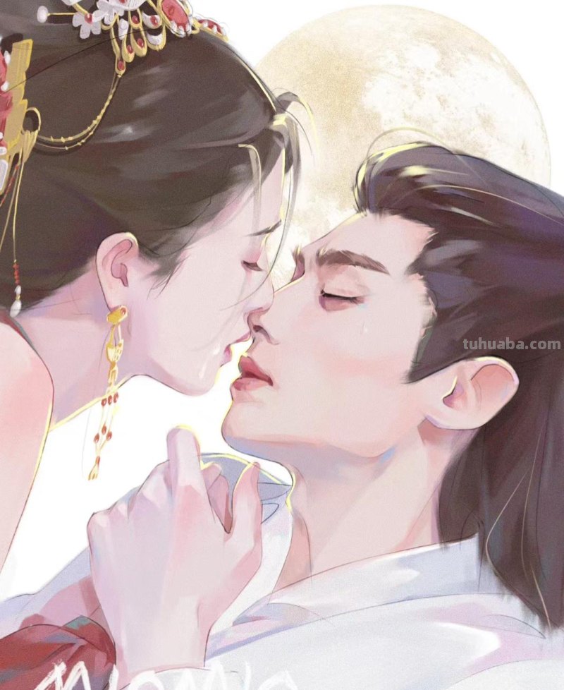 166张《长月烬明》插画｜等更的日子里，只能靠他一解相思之苦了