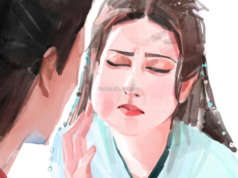 166张《长月烬明》插画｜等更的日子里，只能靠他一解相思之苦了
