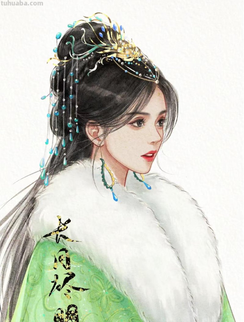 166张《长月烬明》插画｜等更的日子里，只能靠他一解相思之苦了
