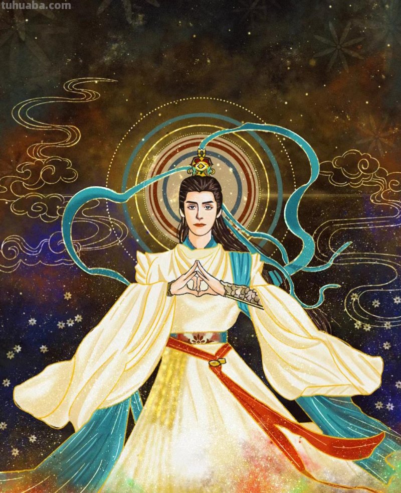 166张《长月烬明》插画｜等更的日子里，只能靠他一解相思之苦了
