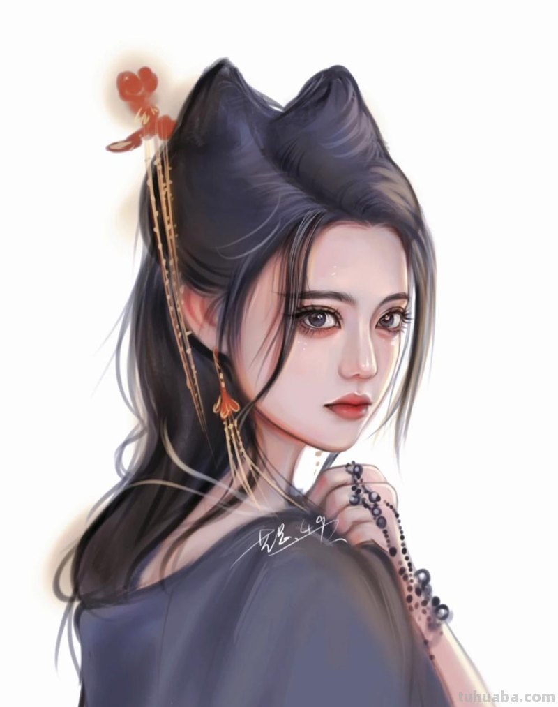 166张《长月烬明》插画｜等更的日子里，只能靠他一解相思之苦了
