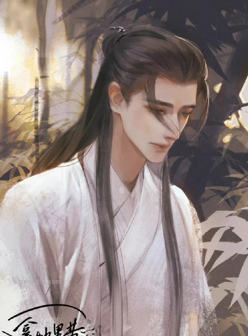 166张《长月烬明》插画｜等更的日子里，只能靠他一解相思之苦了