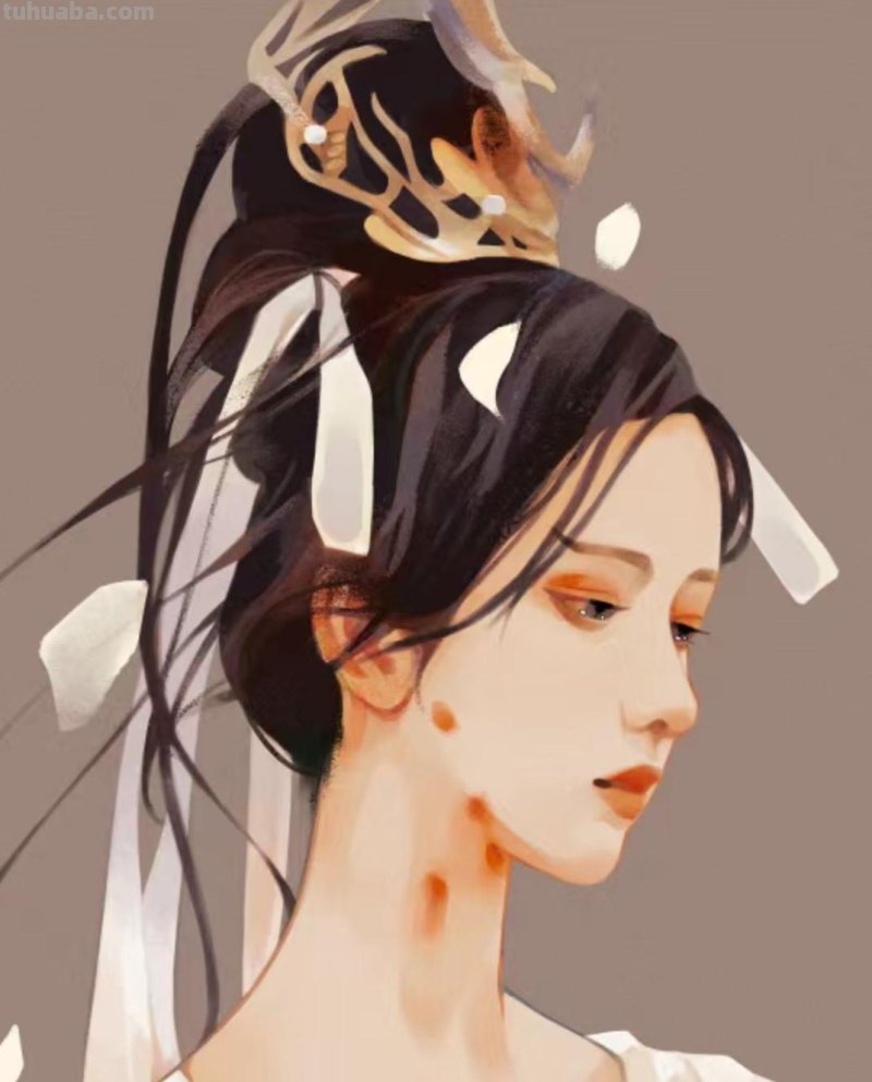 166张《长月烬明》插画｜等更的日子里，只能靠他一解相思之苦了