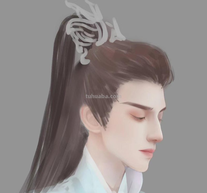 166张《长月烬明》插画｜等更的日子里，只能靠他一解相思之苦了